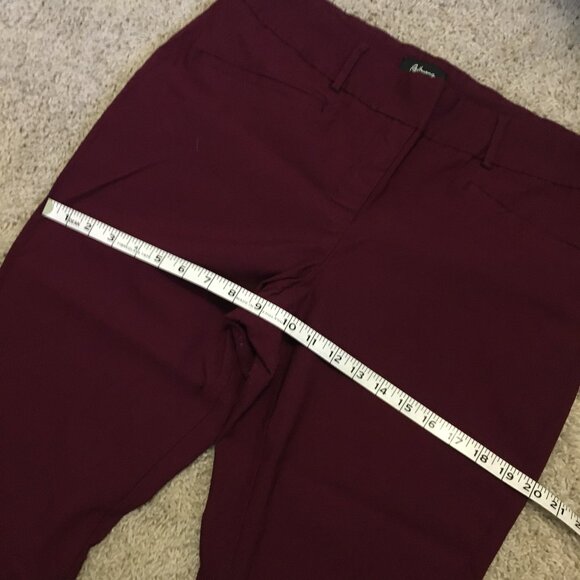 Oxblood Red Trouser Dress Pants Size 18P - Picture 13 of 16